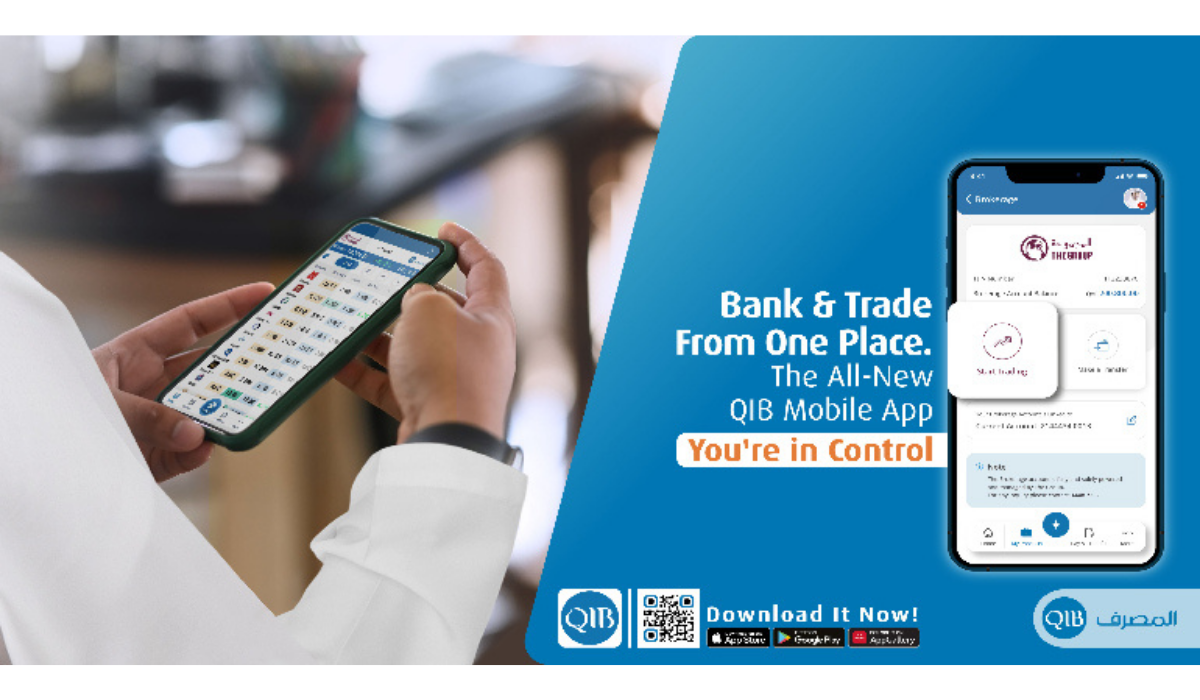 QIB Launches the Stock Trading Service through QIB Mobile App in Partnership with “The Group”